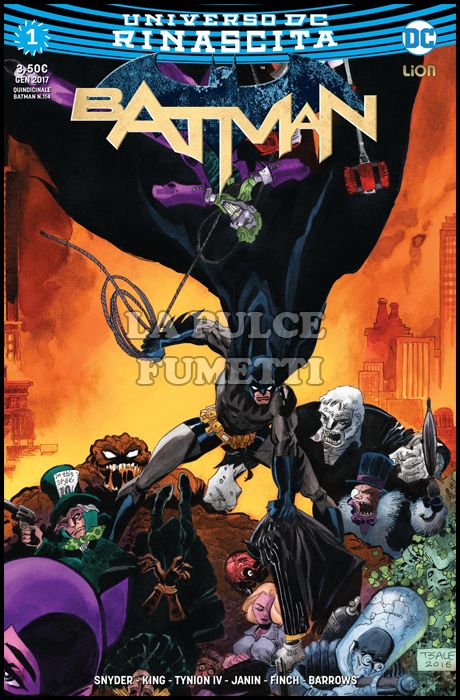 BATMAN #   114 - BATMAN 1 - VARIANT - RINASCITA